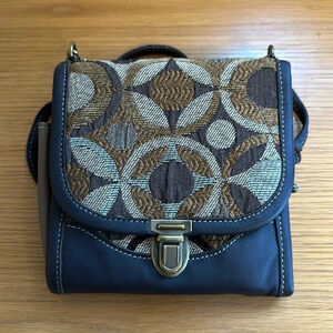 Homer Tapestry Mini Crossbody Bag Wallet
